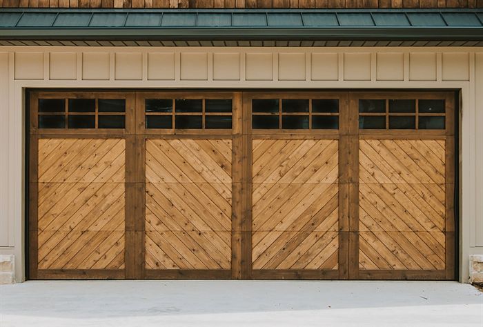 115 Bear Den Court &mdash; Carriage-style wood garage doors