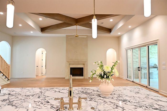 217 Abington Circle &mdash; Great room seen across the kitchen island